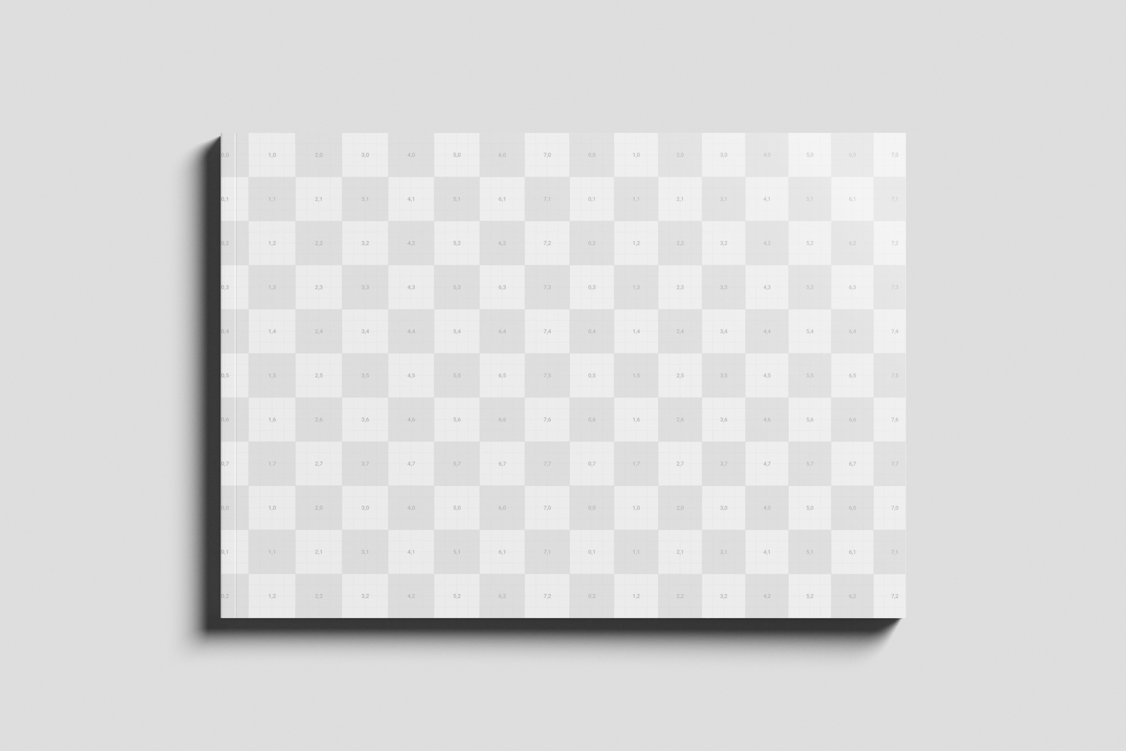 Free A4 Landscape Print Magazine Mockup
