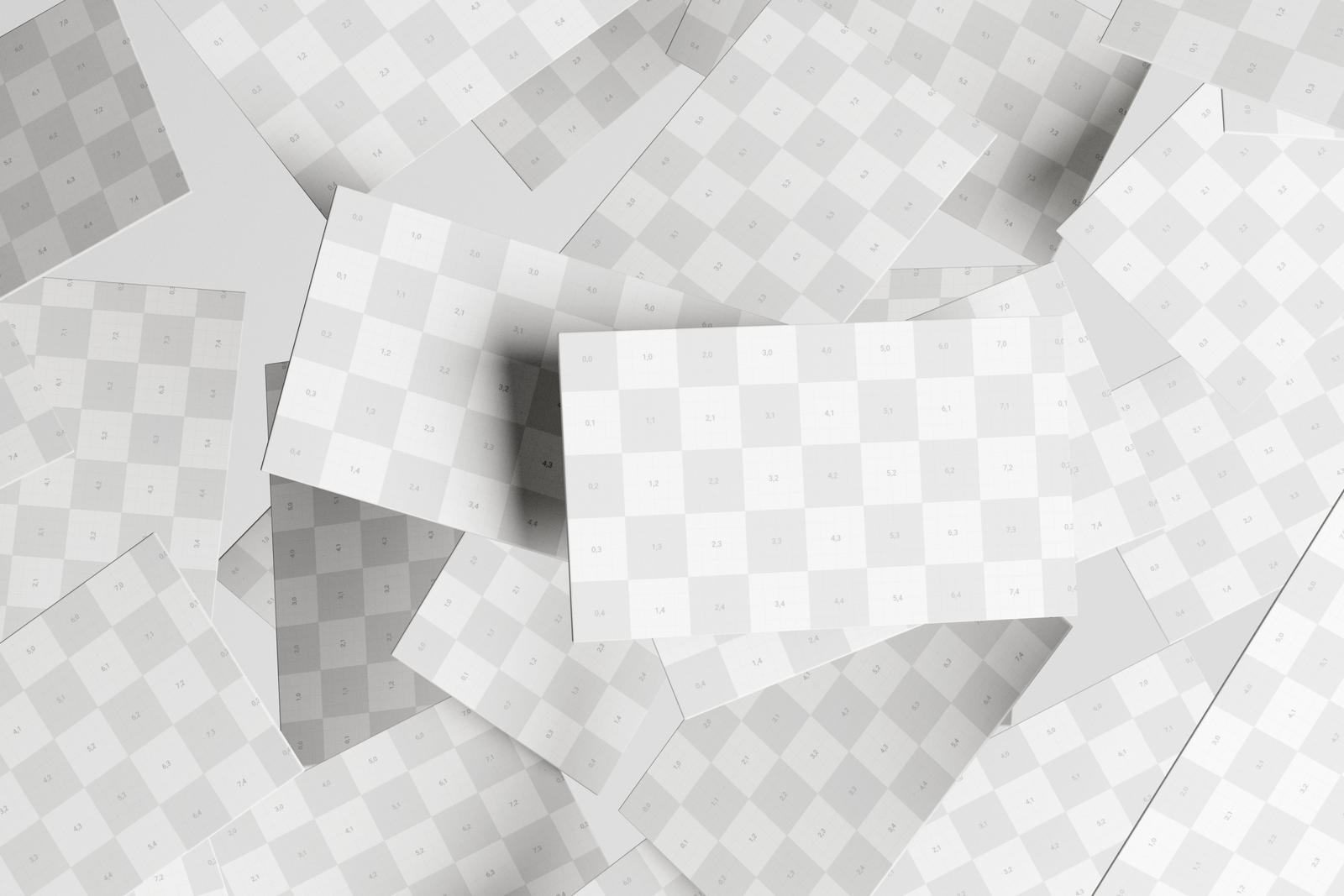 3.5×2 Visiting Card Mockup
