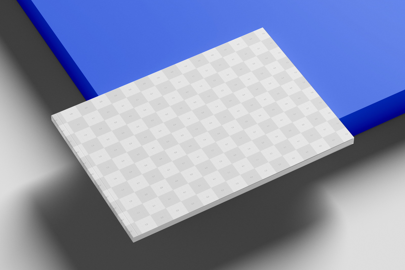 Free A4 Horizontal Publishing Magazine Mockup