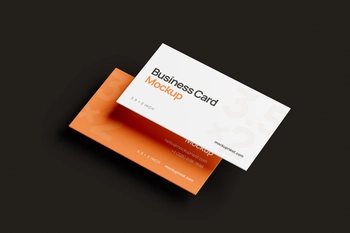 Free Visiting Card Mockup