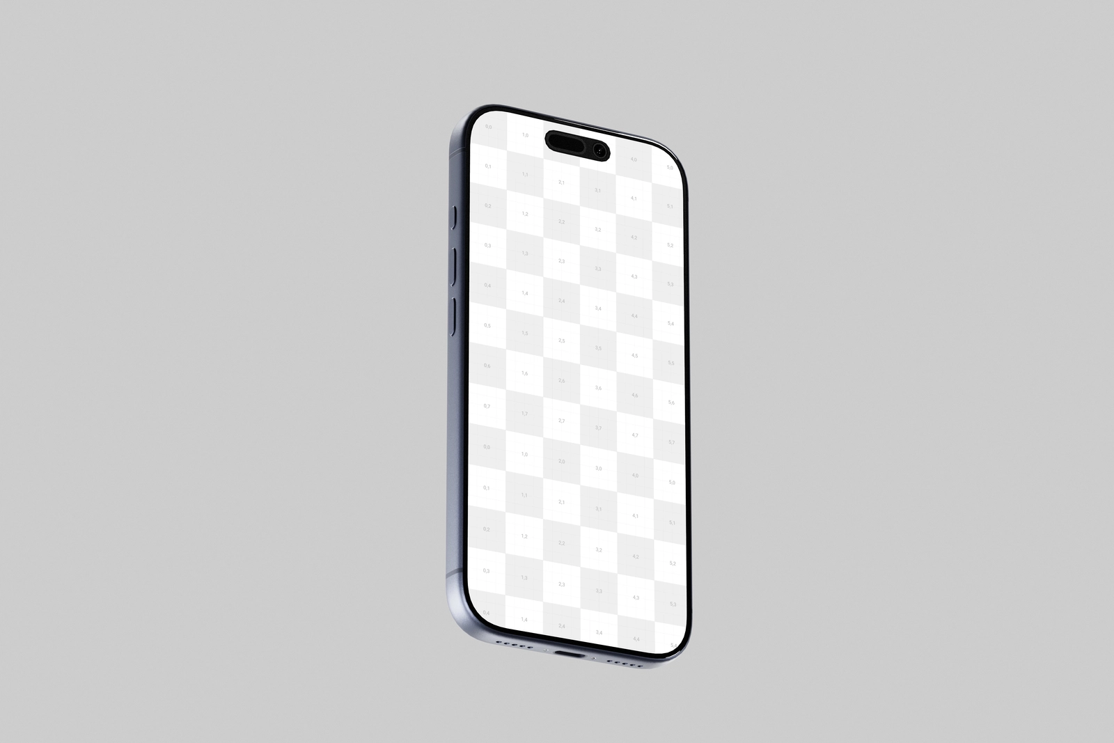 Blue iPhone 17 Pro Mockup
