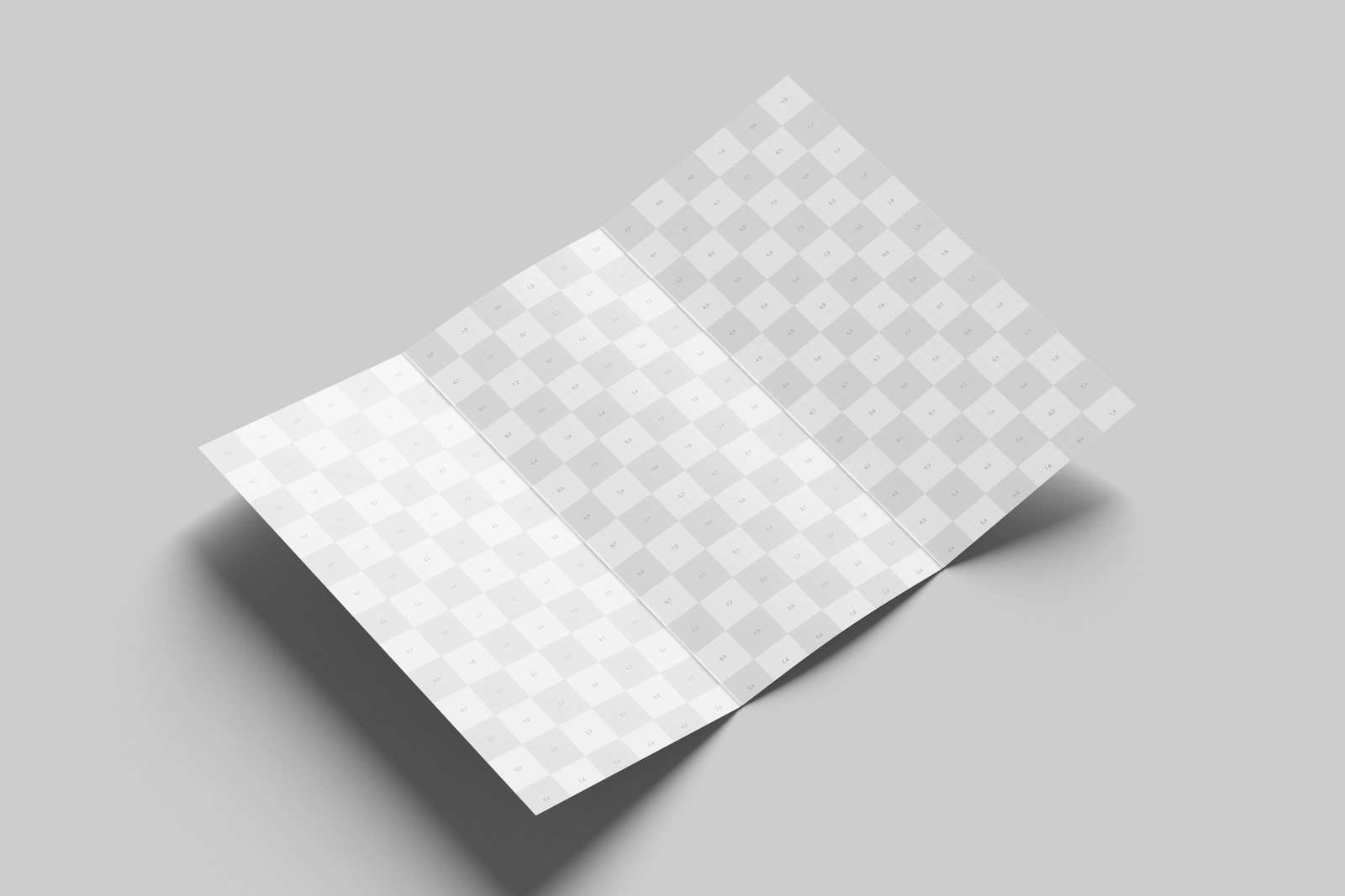 Free A4 Trifold Flyer Mockup On Floor
