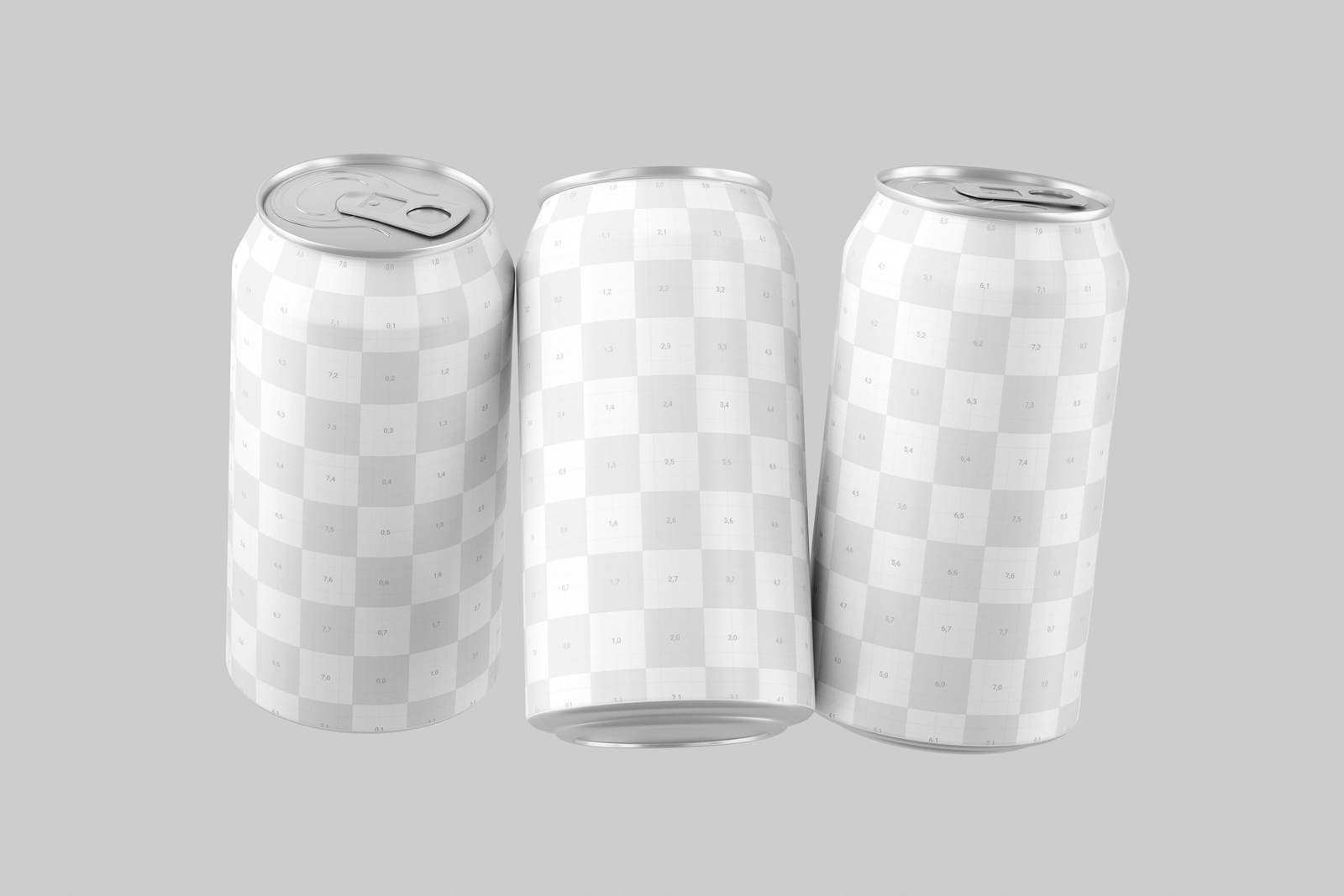 Free 330ml Soda Beer Drink Can Mockup Clean Front View