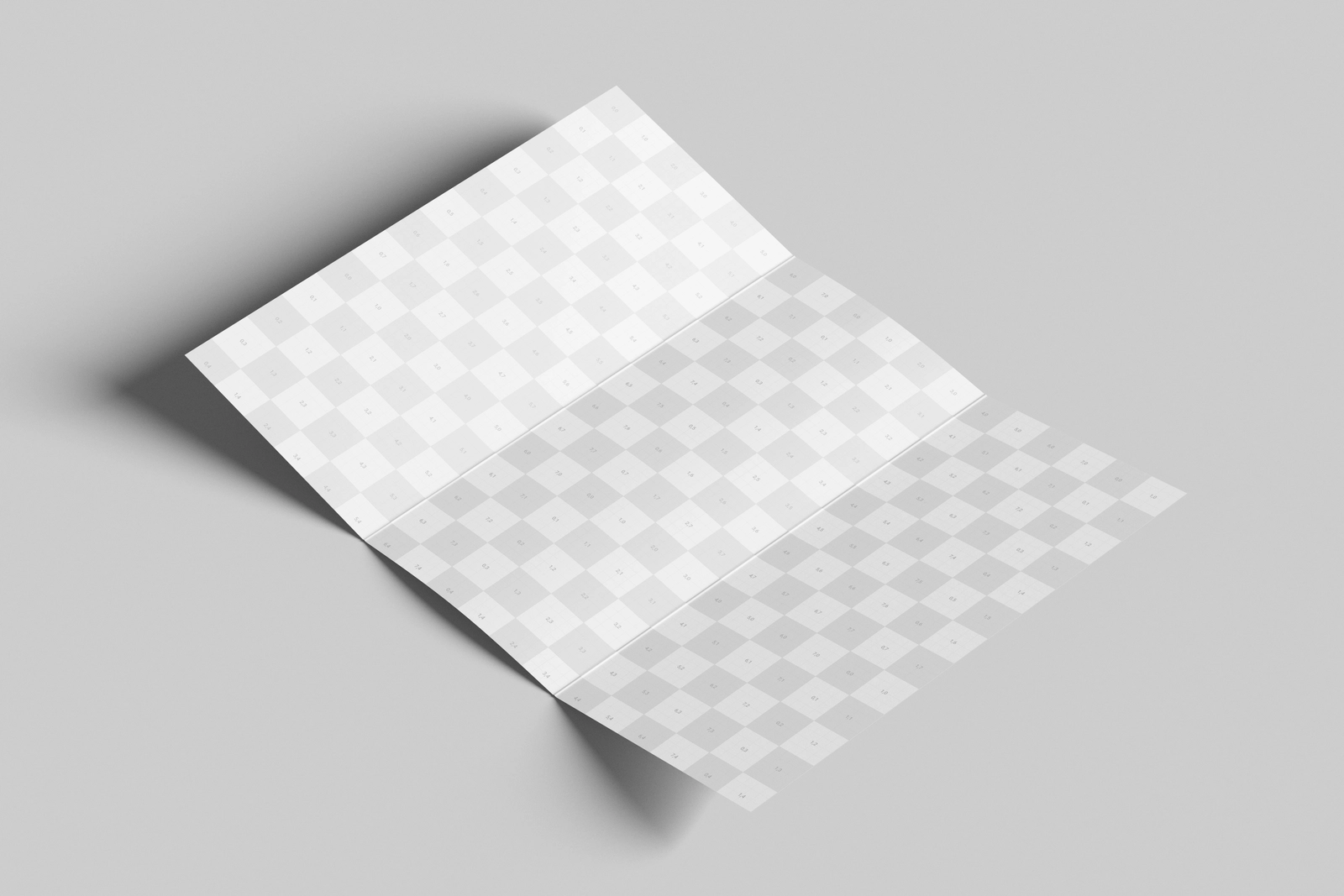 Free A4 Trifold Flyer Mockup Floor Set