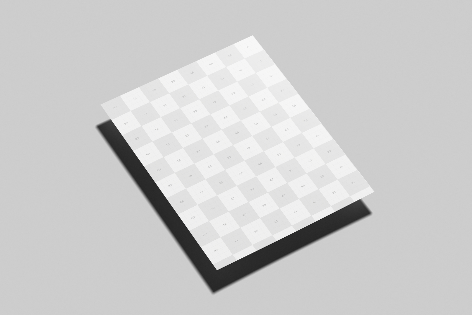 Free US Letter Flyer Poster Mockup On Clean Background