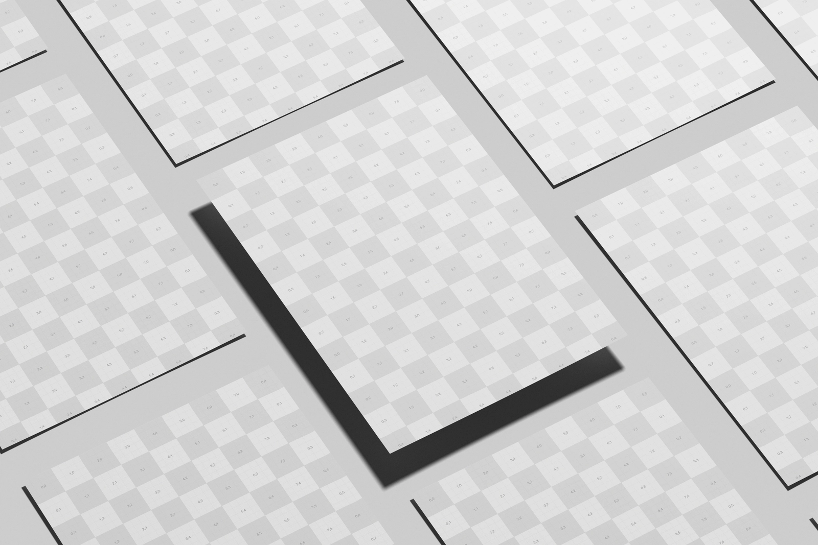 A4 EU Flyer Poster Mockup Minimal Studio