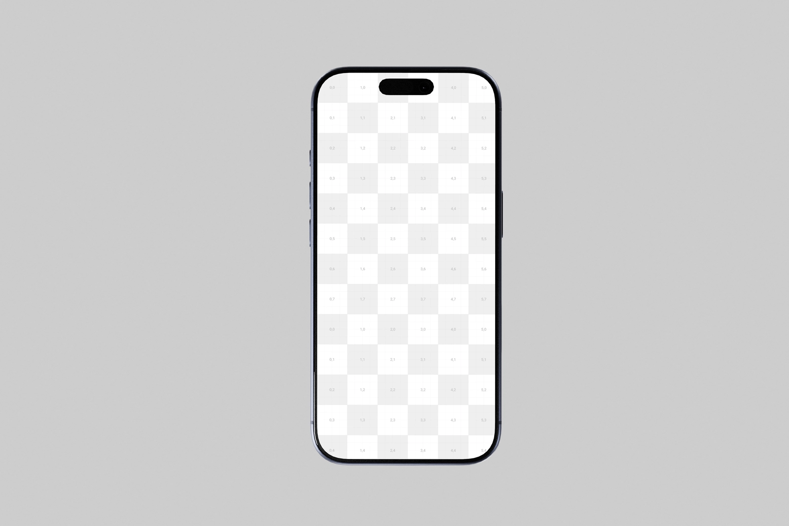 Free Blue iPhone 17 Pro Mockup Clean Front View