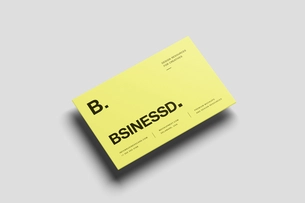 85×55 Business Card Mockup