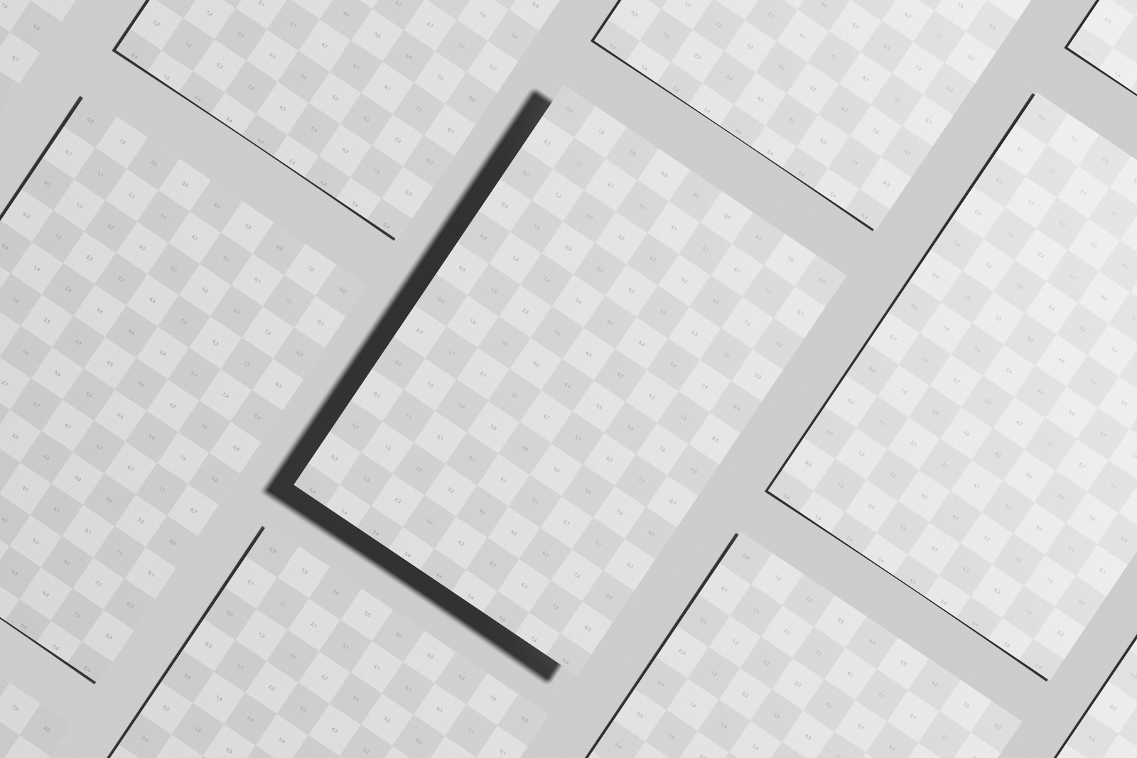 A4 EU Flyer Poster Mockup Clean Background