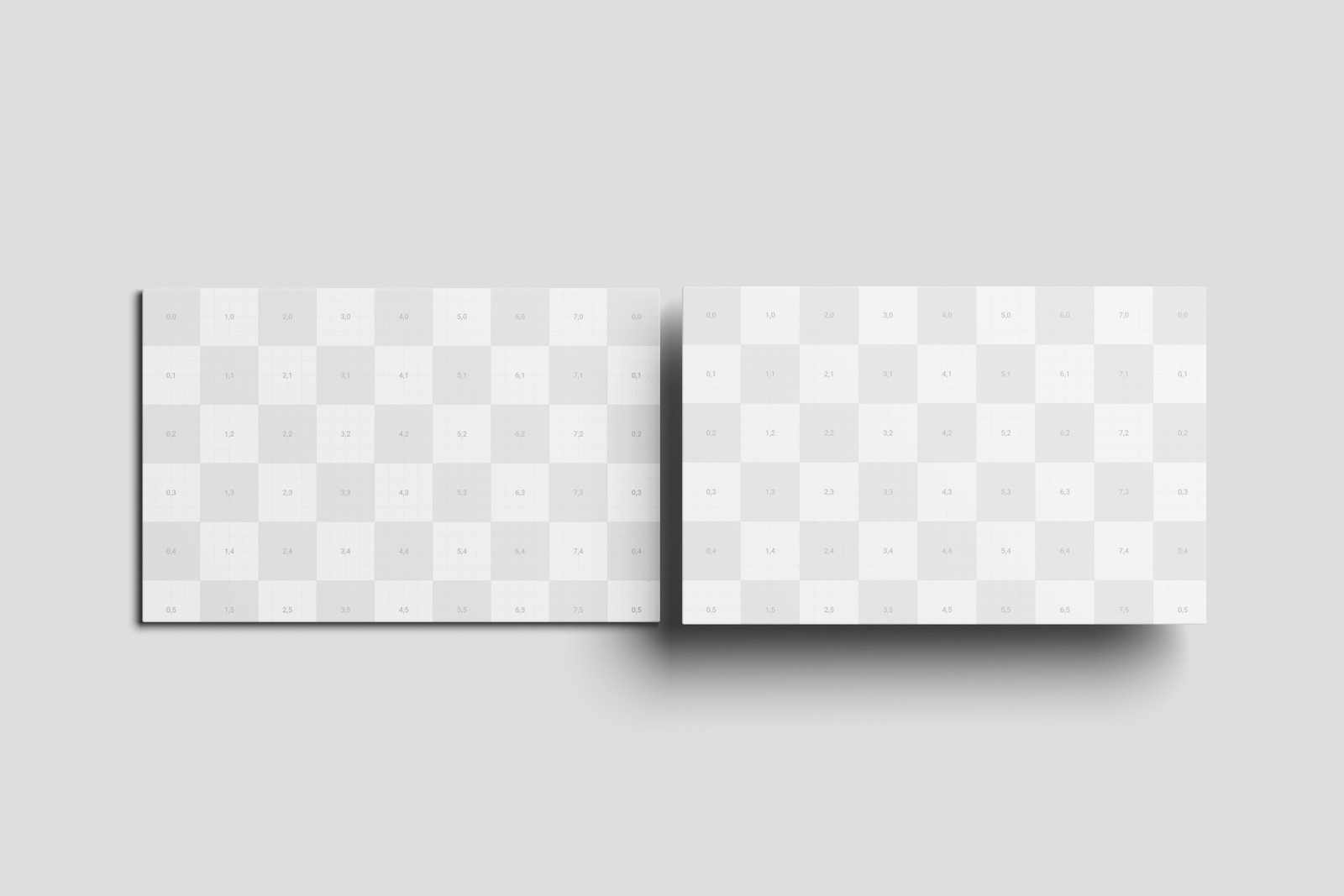 Free 85×55 Business Card Mockup Matte Surface Pair