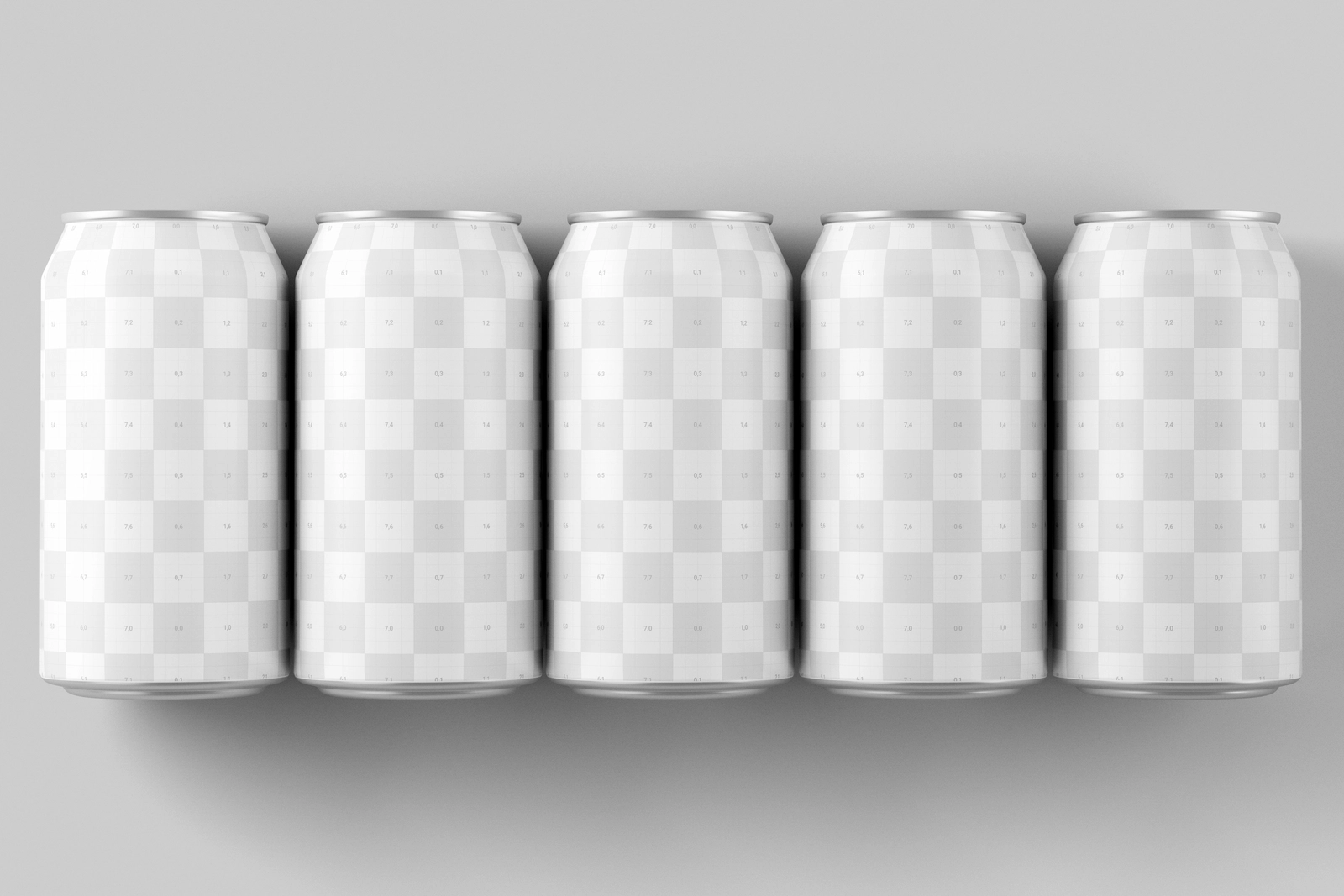 Free 330ml Soda Beer Drink Can Mockup On Minimal Background
