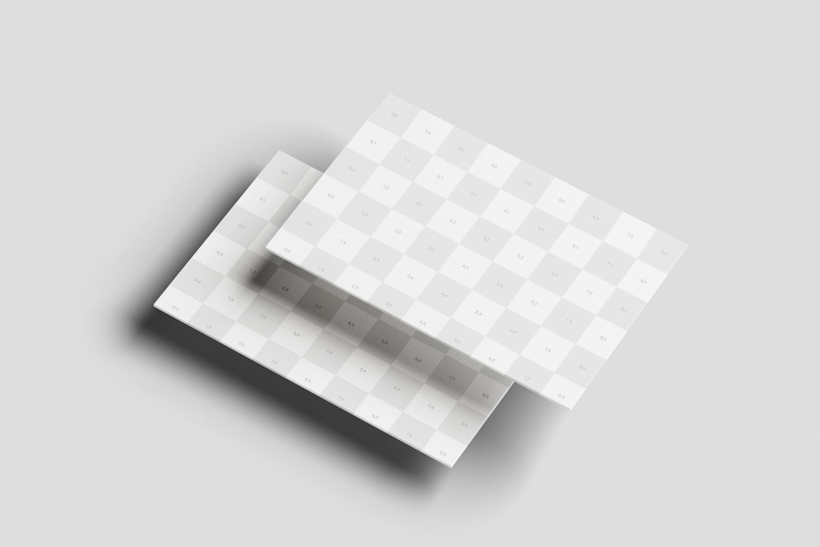 Free 85×55 Business Card Mockup High Angle Shadows