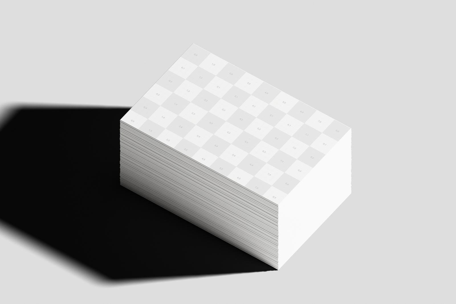 Free Stacked 85×55 Business Card Mockup Shadow Overlay