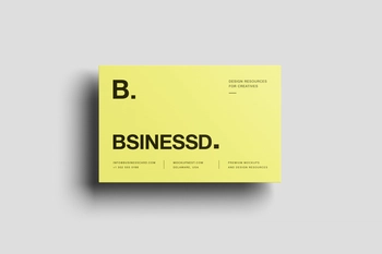 Free 85×55 Business Card Mockup