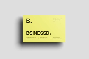 Free 85×55 Business Card Mockup