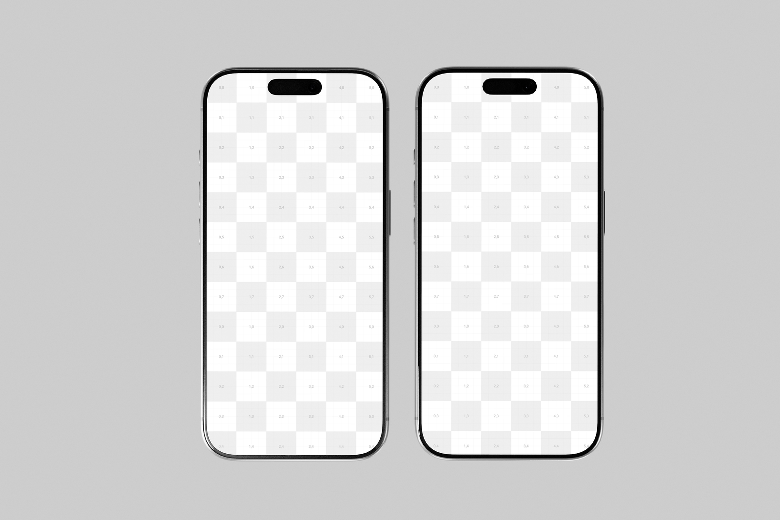 Free Silver iPhone 17 Pro Mockup Minimal Background Set