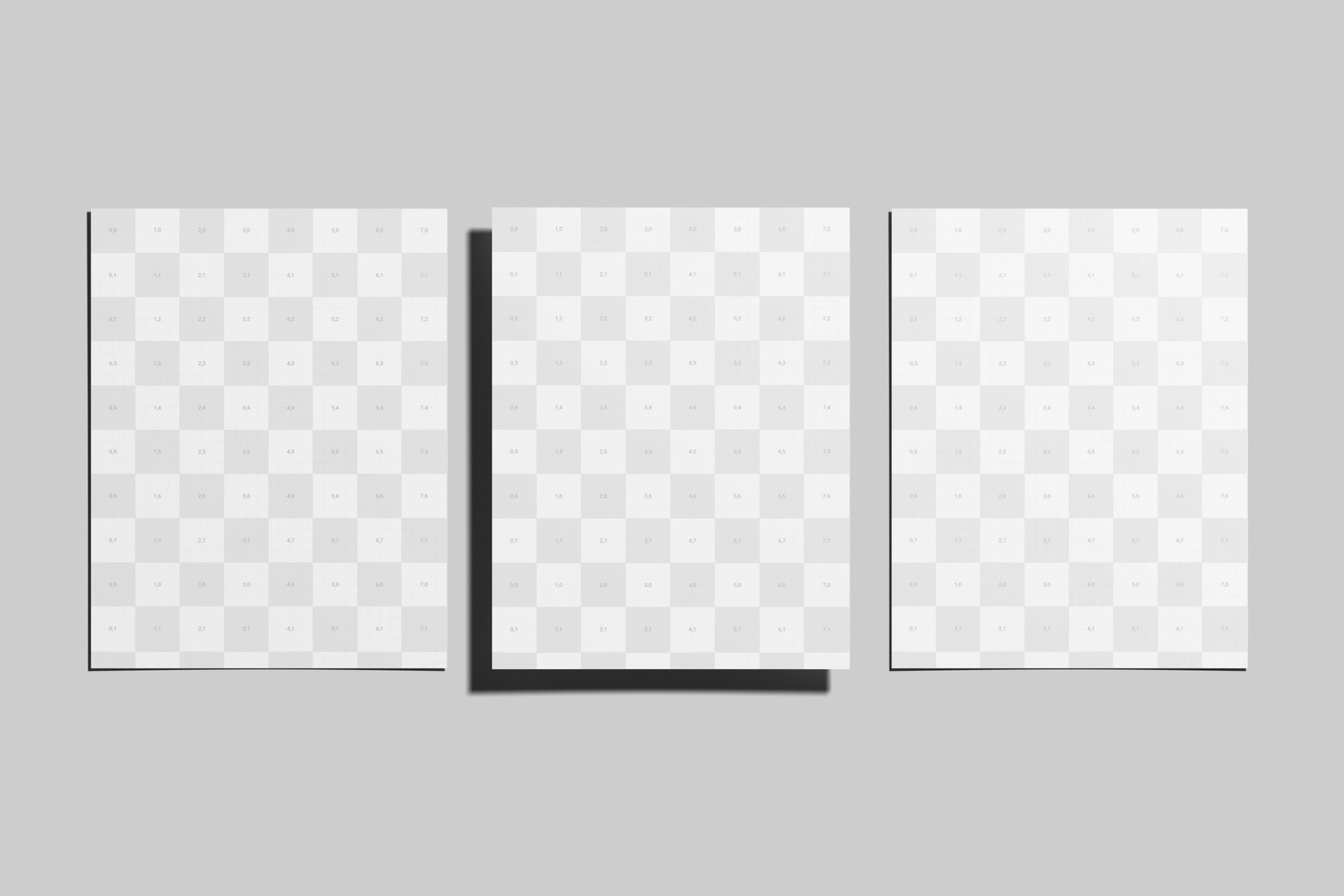 Free US Letter Flyer Poster Mockup Front View
