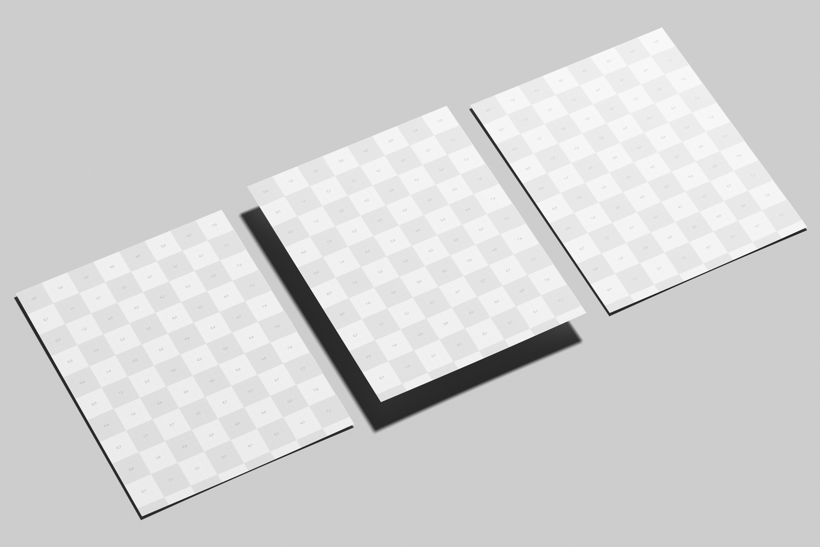 Free US Letter Flyer Poster Mockup Minimal Studio