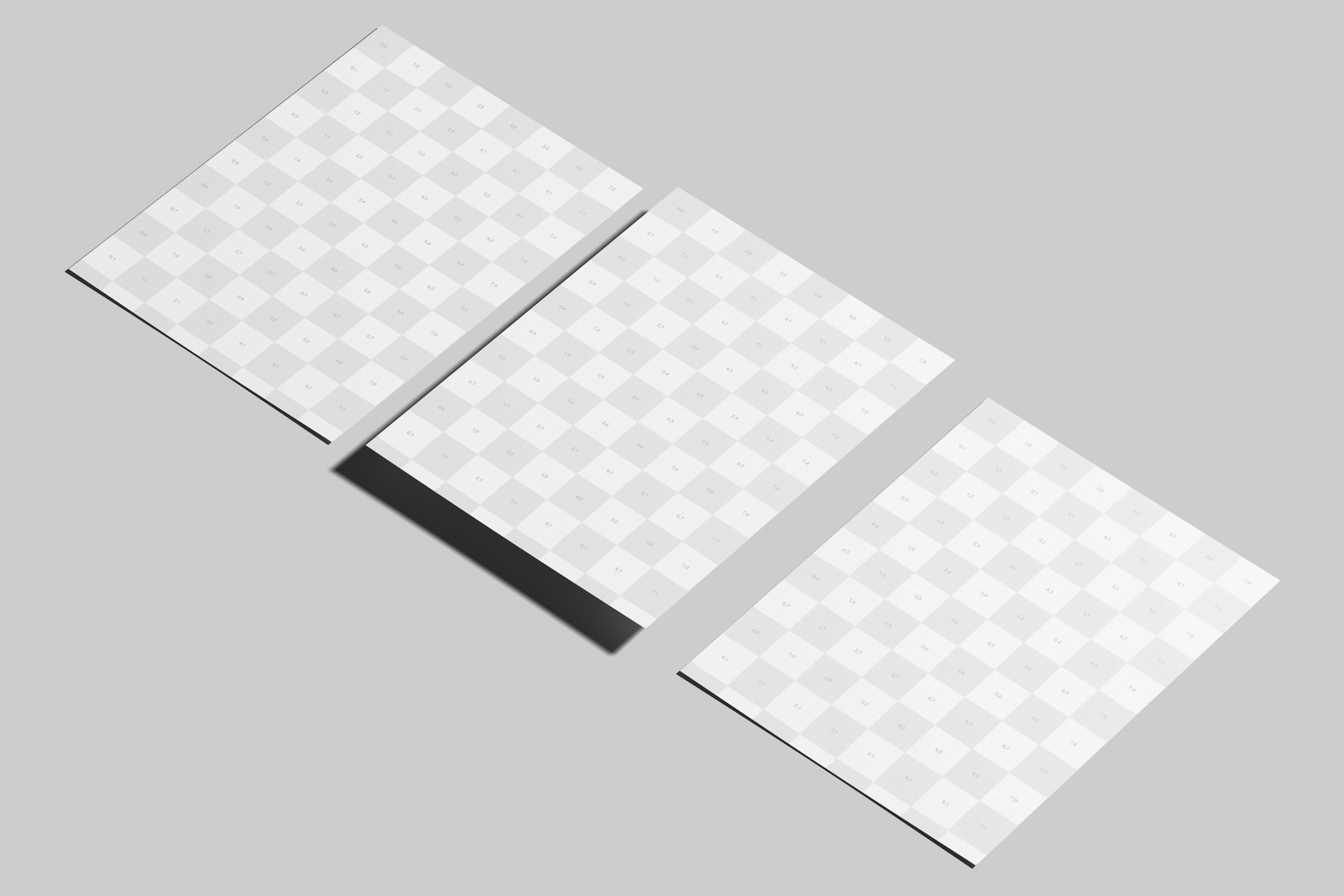 Free US Letter Flyer Poster Mockup On Floor