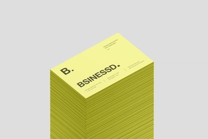 Free Stacked 85×55 Business Card Mockup On Floor