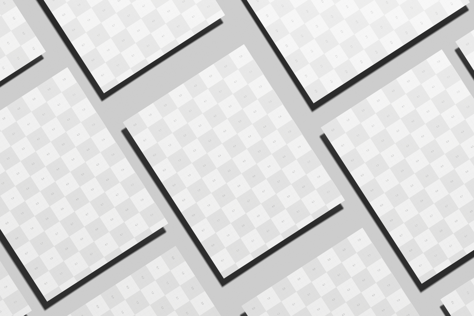 US Letter Flyer Poster Mockup Landscape