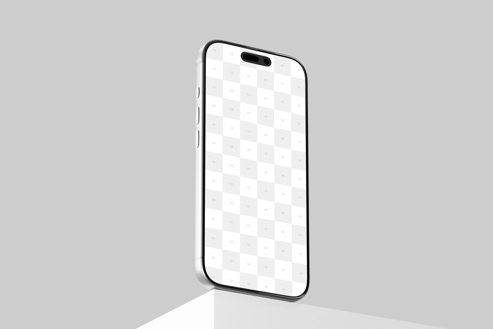 Silver iPhone 17 Pro Mockup