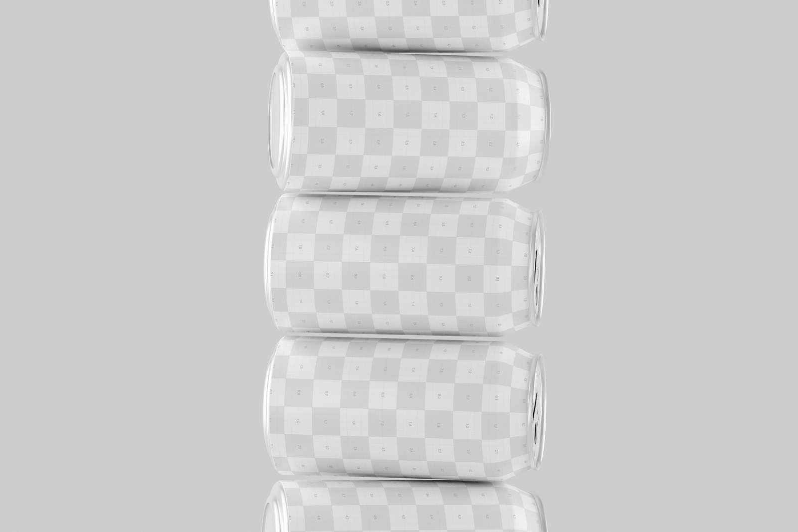 330ml Soda Beer Drink Can Mockup Side Perspective