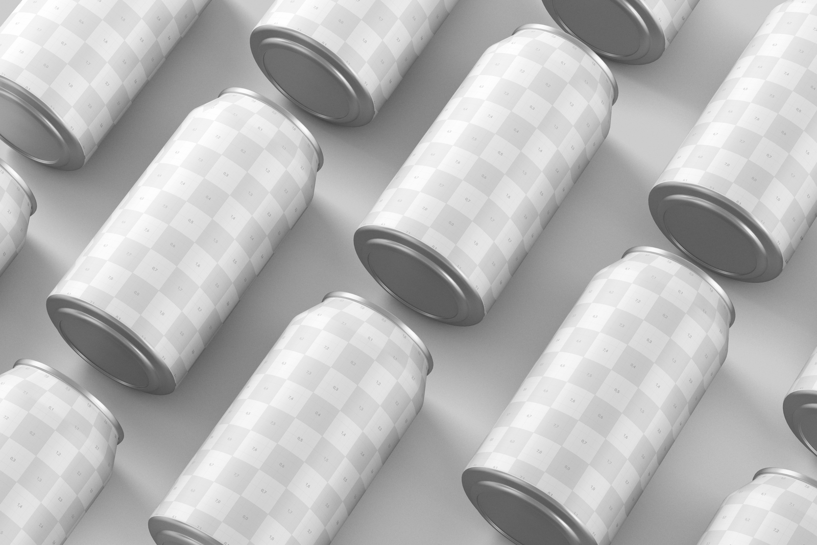 330ml Soda Beer Drink Can Mockup Minimal Studio Background