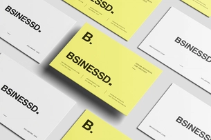 Free 85×55 Business Card Mockup On Smooth Surface