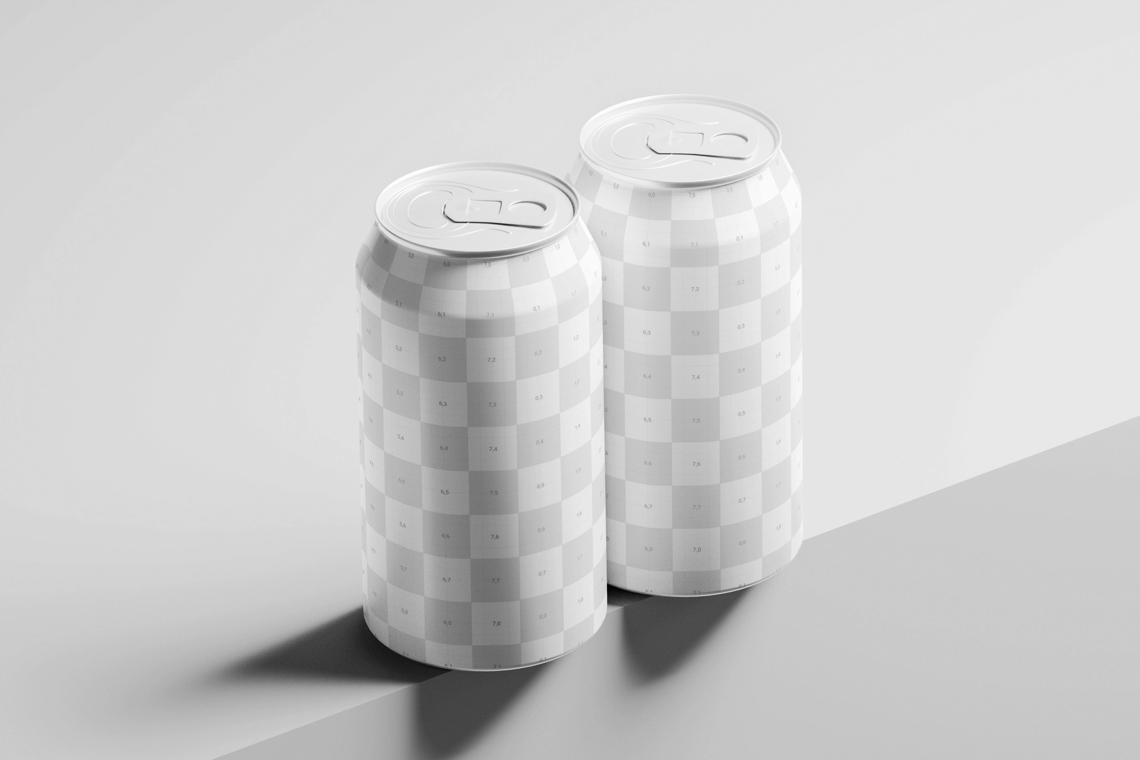 Free 330ml Drink Can Mockup