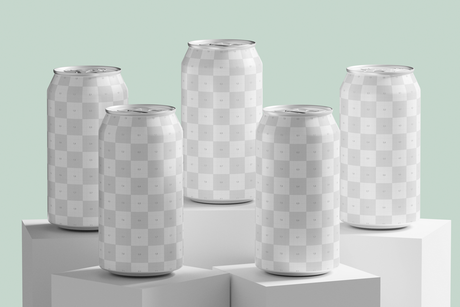 Free Drink Can Mockup