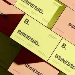 Free Stacked 85×55 Business Card Mockup On Surface