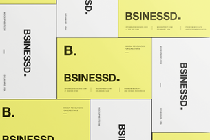 Free 85×55 Business Card Mockup With Paper Sheets