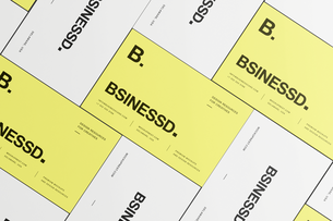 Free 85×55 Business Card Mockup Minimal Studio Layout