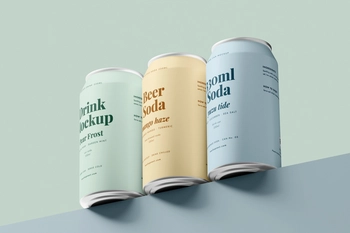 330ml Drink Can Mockup