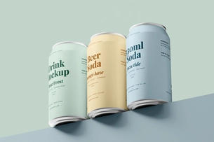 330ml Drink Can Mockup