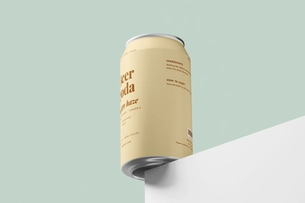 Beer Can Mockup