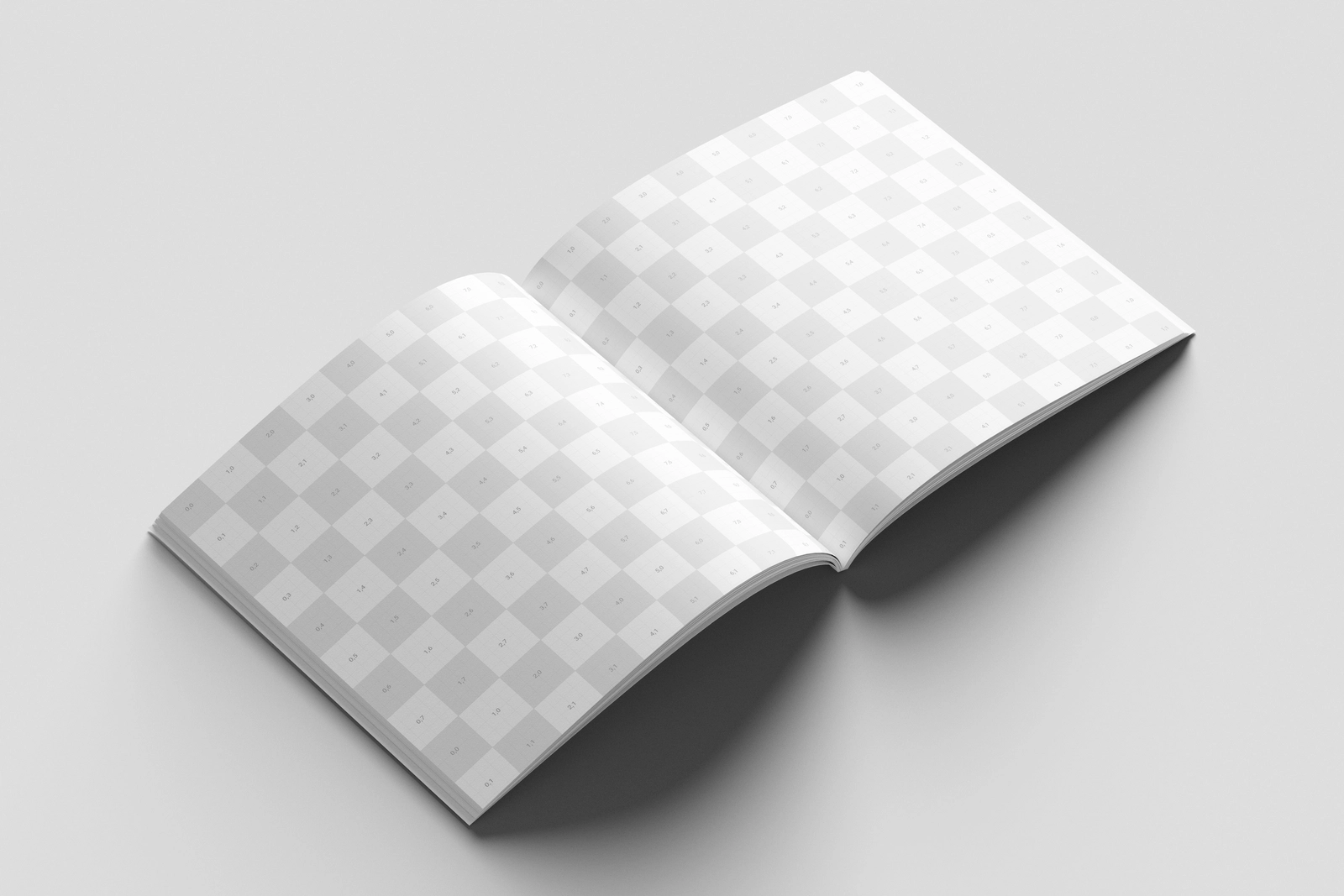 Free Square Publishing Magazine Mockup PSD