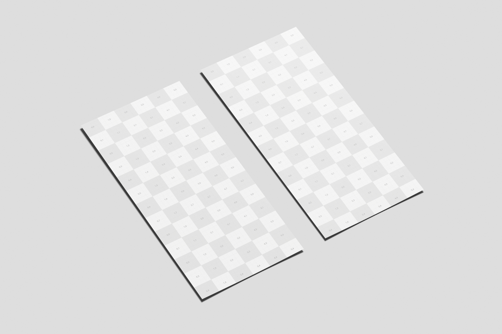 Free DL Handbill Mockup Angled View