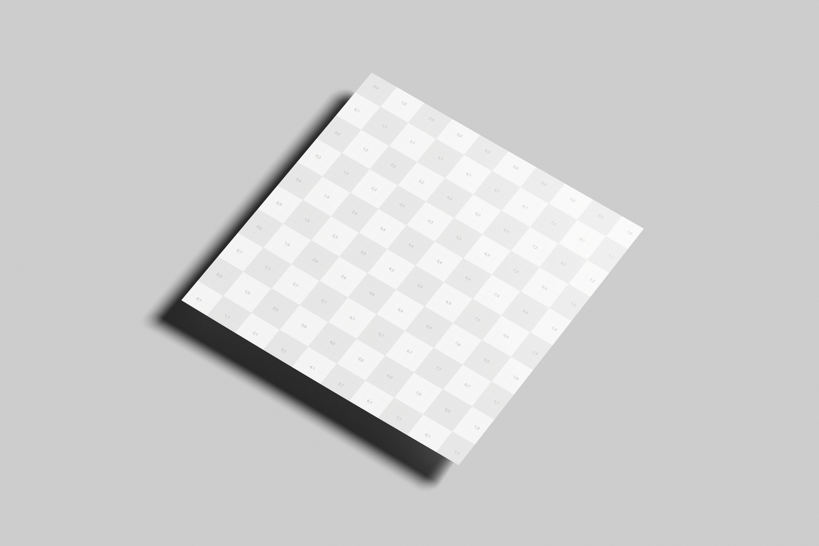 Square Leaflet Mockup