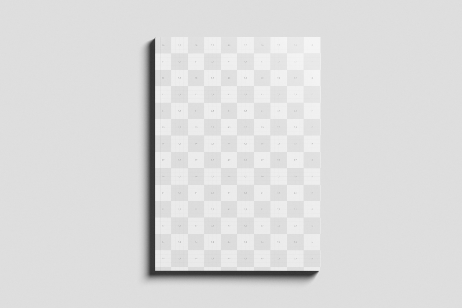 Free EU Magazine Mockup Front View