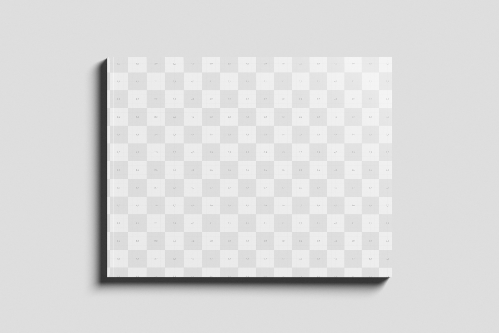 Free US Letter Landscape Print Magazine Mockup