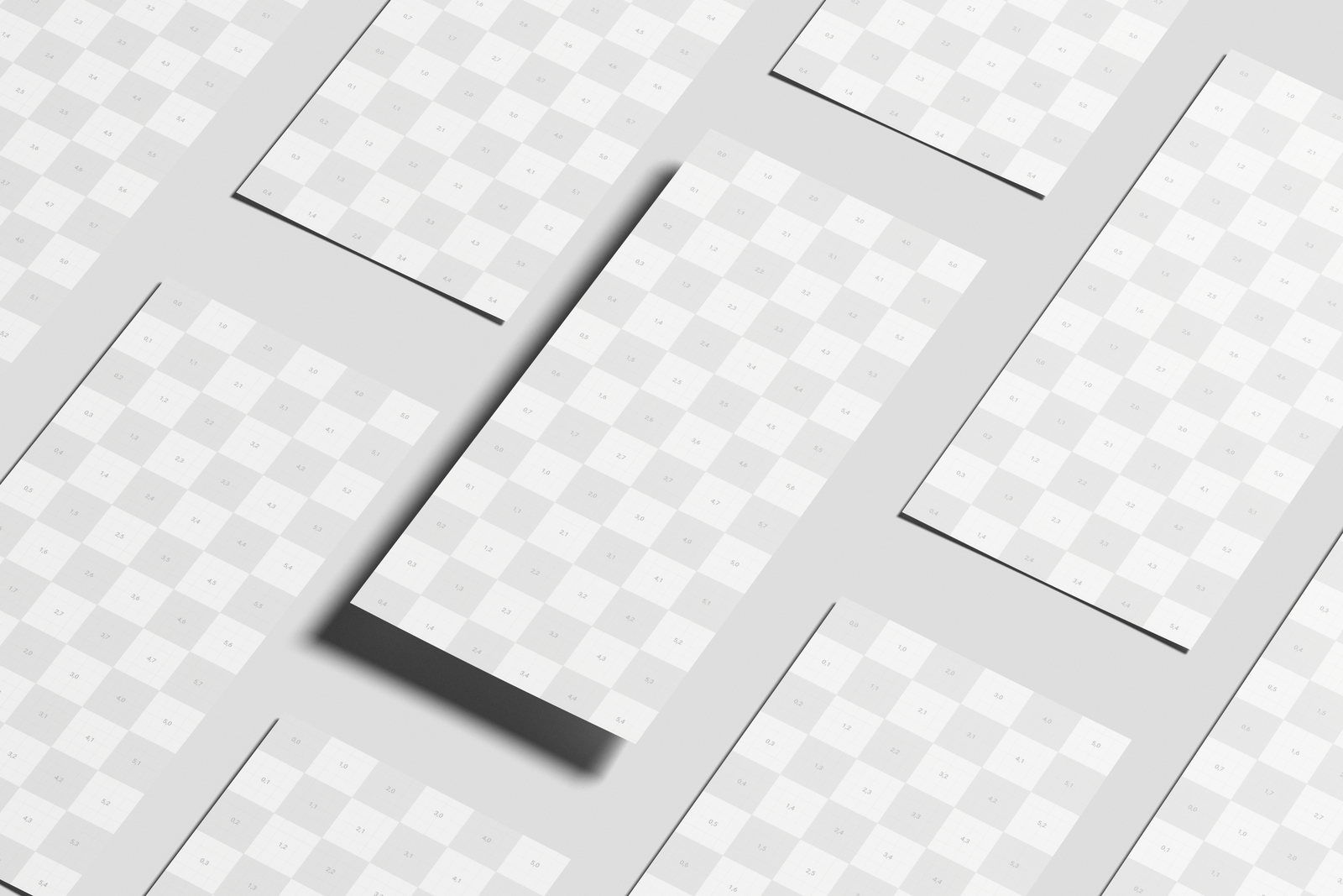 Free DL Handbill Mockup From Top View