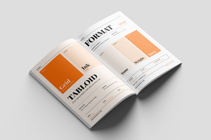 Tabloid Branding Magazine Mockup