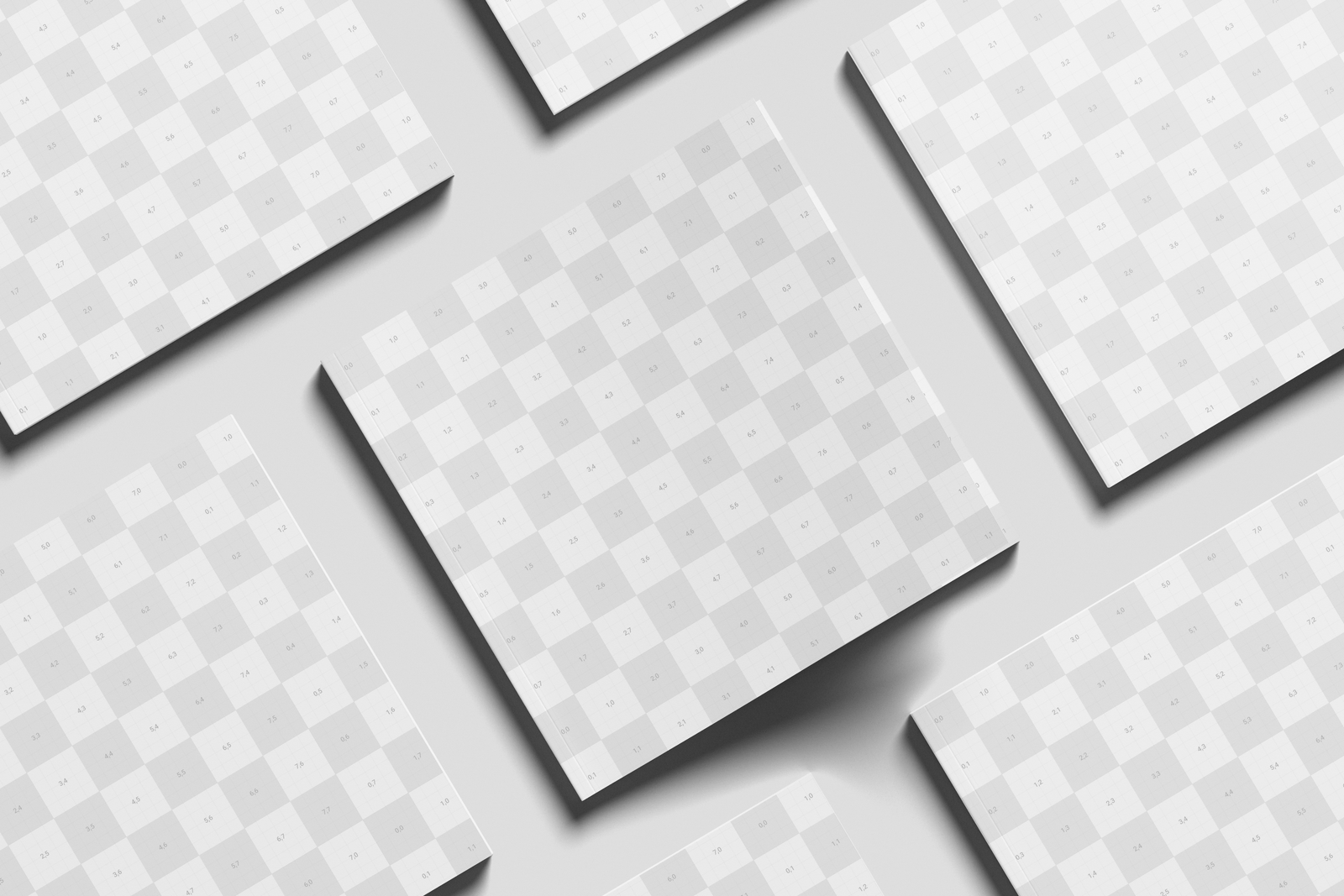 Square Branding Magazine Mockup