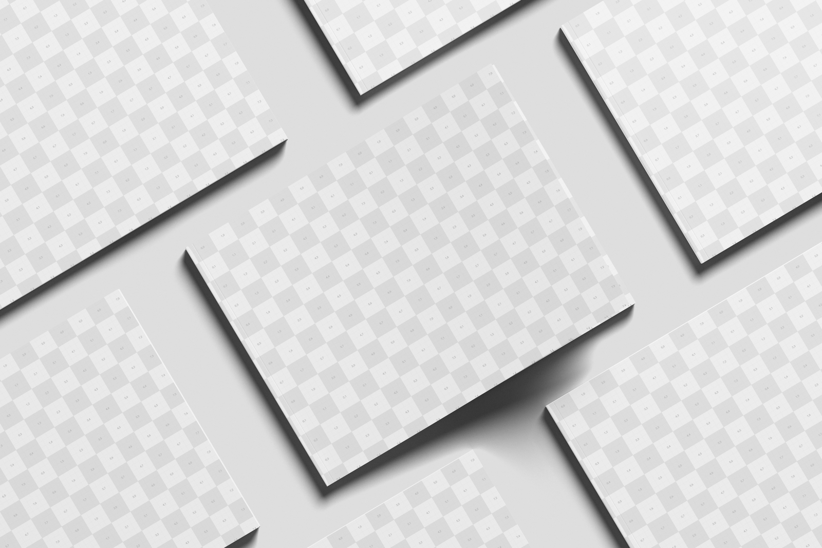US Letter Landscape Branding Magazine Mockup