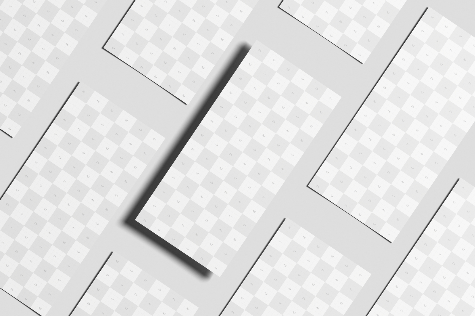 Free DL Flyer Mockup From Top View