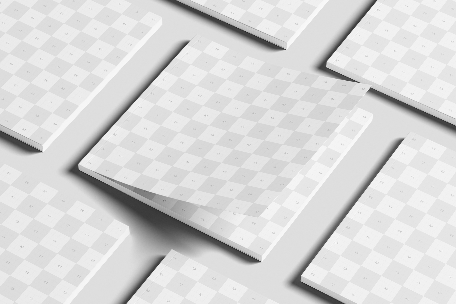 Square Magazine Mockup