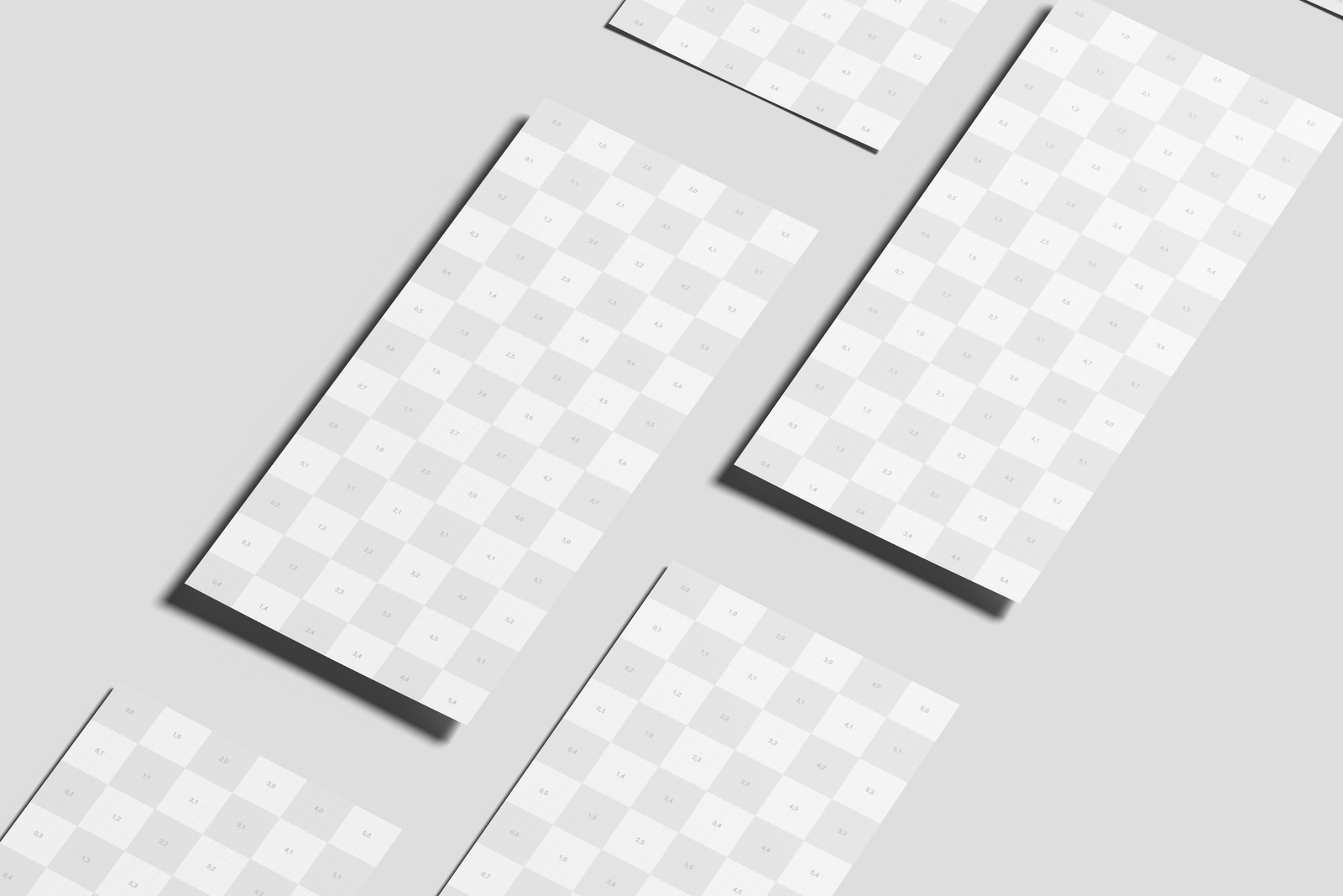 DL Flyer Mockup Top View