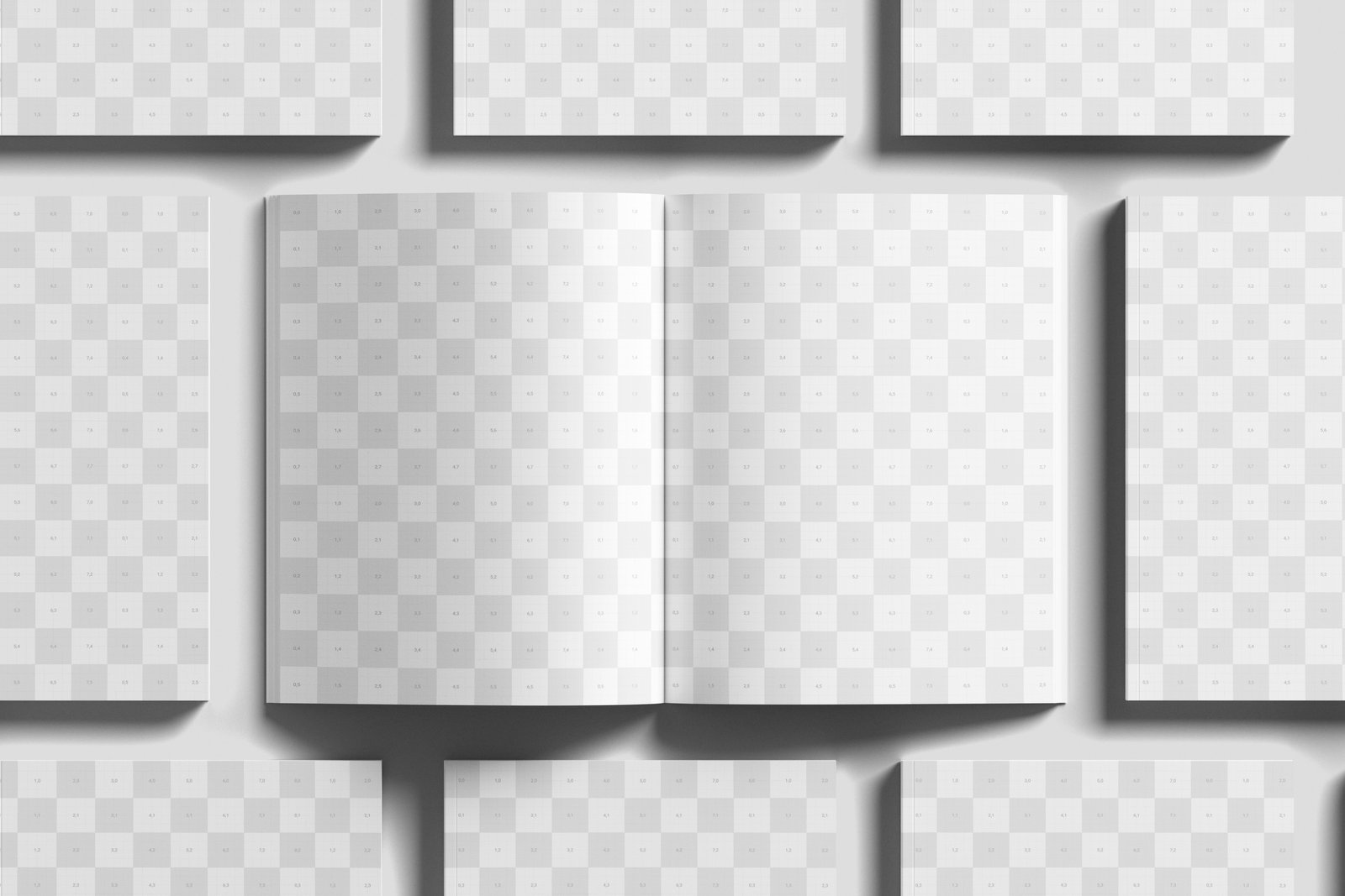 Free US Letter Editorial Magazine Mockup